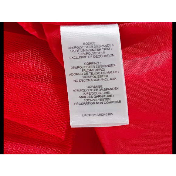 Youngland Red Dress with Bow. Size 5 - Picture 5 of 6